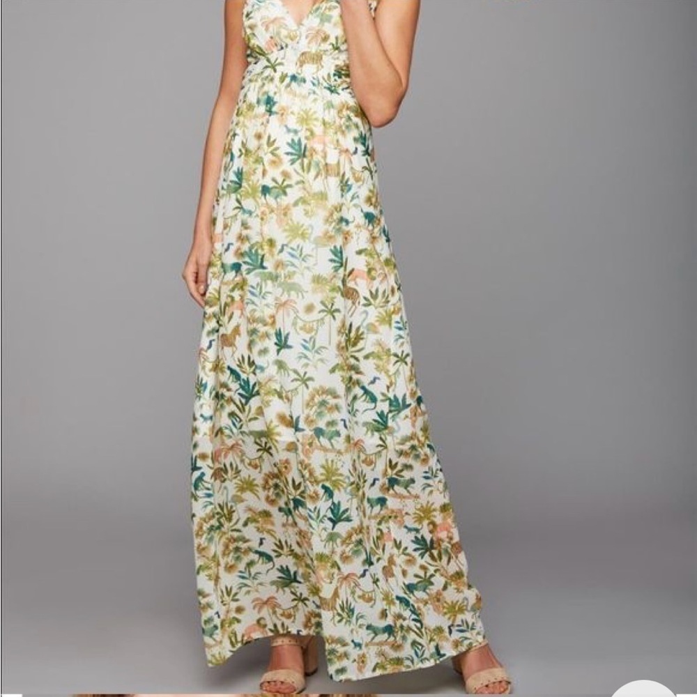 PIETRO BRUNELLI Murano maxi dress Jungle